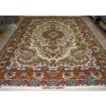 Six Meter Tabriz Carpet Handmade Mojemehr Design