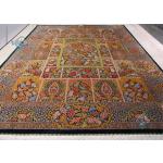 Six Meters Qom Carpet Handmade Adobe Design All Silk