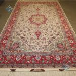 Pair Six Meter Tabriz Carpet Handmade Taghizadeh Design