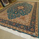 Six Meter Tabriz Carpet Handmade Heris Design