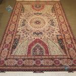 Six Meter Tabriz Carpet Handmade Dome Design