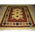قالیچه قشقایی شیراز طرح مهر