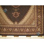 Rug Tabriz Carpet Handmade Mahi Design Silk & Softwool