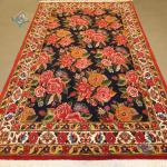 قالیچه دستباف بختیاری طرح گل رز رنگ گیاهی عالی