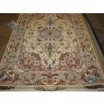 Pair Zar-o-nim Tabriz carpet Handmade Zeynali Design