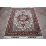 Zar-o-nim Tabriz Carpet Handmade Heris  Design