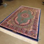 Zaronim Qom Carpet Handmade Mohammadi Design All Silk