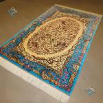 Zaronim Qom Carpet Handmade Hunting Ground Design