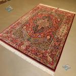 Zaronim Qom Carpet Handmade Toranj Design All Silk