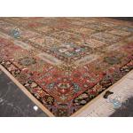 Nine Meters Tabriz Carpet Handmade Golestan Design