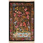 Tableau Carpet Handwoven Qom lake Design all Silk