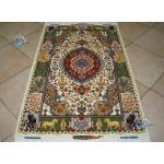 Zar-o-Charak Tabriz Carpet Handmade Fahori Design
