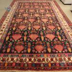 Rug Afshar Carpet Handmade Repetitious Design