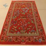 Zarocharak Qom Carpet Handmade Jungle Design