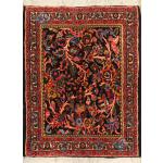 Mat Bijar Carpet Handmade Leaves and flowers Design