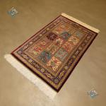 Zarocharak Qom Carpet Handmade Brick Design