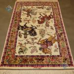 Zarocharak Qom Carpet Handmade Hunting Ground Design All Silk