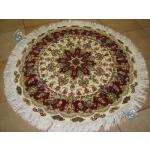 Circle Tabriz Handwoven Carpet Golmehr Design