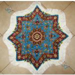 ستاره هشت پر دستباف تبریز قطر یک متر گل ابریشم
