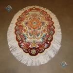 Oval Tabriz Handmade khatibi Design