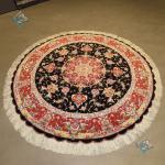 Circle Rug Tabriz Carpet Handmade New Oliya Design
