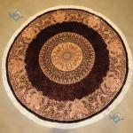 Circle Rug Qom Carpet Handmade New Versace Design