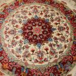 Circle carpet Handwoven Tabriz New Oliya Design