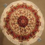 Circle carpet Handwoven Tabriz New Oliya Design