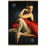 Tableau Carpet Handwoven Tabriz Ballerina Girl Design