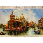 Tableau Carpet Handwoven Tabriz View of Venice Design