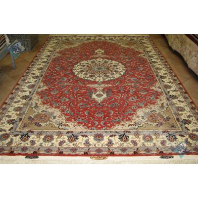 six meter Tabriz carpet Handmade Taghizadeh Design