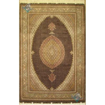 six meter Tabriz carpet Handmade Mahi Design