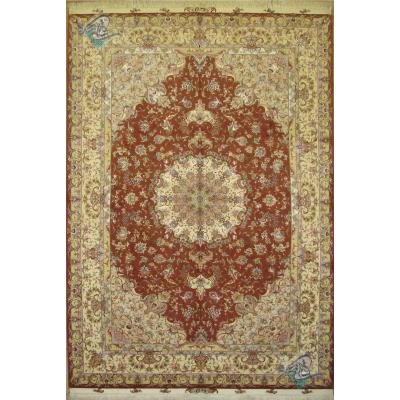 six meter Tabriz carpet Handmade Oliya Design