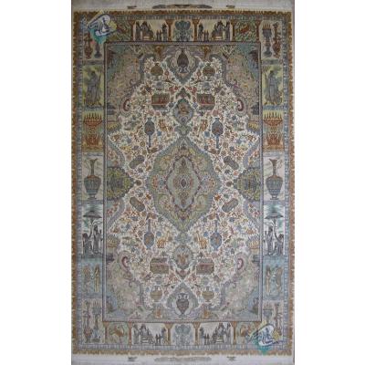 Pair Six meter Tabriz Carpet Handmade Nami Design