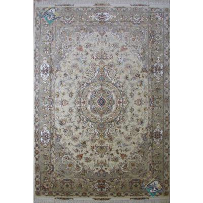Pair Six meter Tabriz Carpet Handmade Khatibi Design