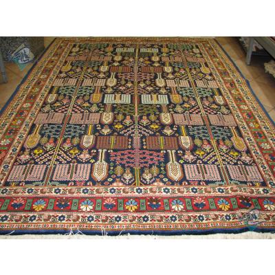 Seven Meter Bakhtiyari Carpet Handmade Shalamzar Design