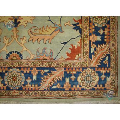 Six Meter Heris Carpet Handmade Heris Afshan Design