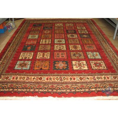 Six Meter Ghashghai  Carpet Handmade Brick Design