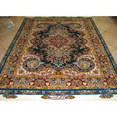 Six Meter Tabriz Carpet Handmade MojeMehr Design