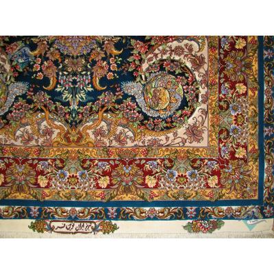 Six Meter Tabriz Carpet Handmade MojeMehr Design