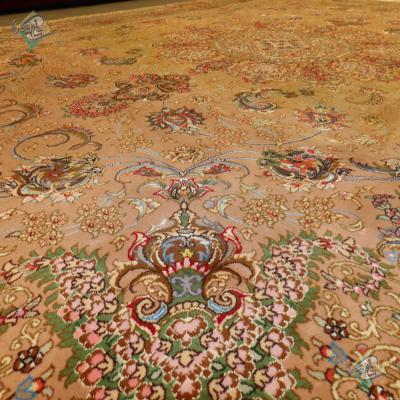 Six meter Ghom Carpet Handmade Medallion Design