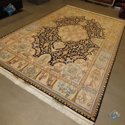 Six Meter Tabriz Carpet Handmade Nami Design