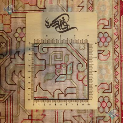 Pair Six Meter Tabriz Carpet Handmade Heris Design