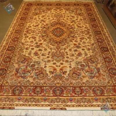 Six Meter Tabriz Carpet Handmade Novinfar Design