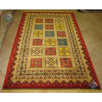 قالیچه قشقایی شیراز طرح آذر