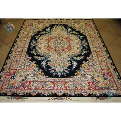 Rug Tabriz Handwoven Carpet Khatibi Design