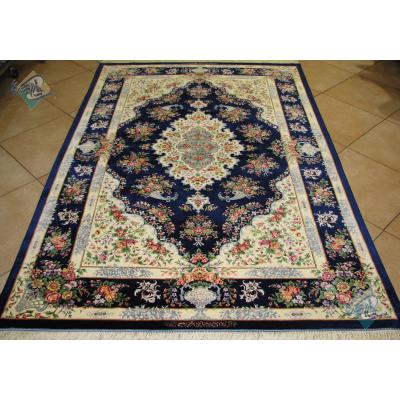 Rug Qom Carpet Handmade complete Silk Sadeghzadeh Design