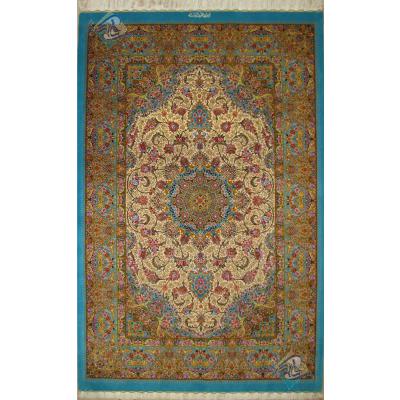 Rug Qom Carpet Handmade Shayesteh Design