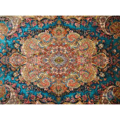 Rug Tabriz Carpet Handmade Mojemehr Design