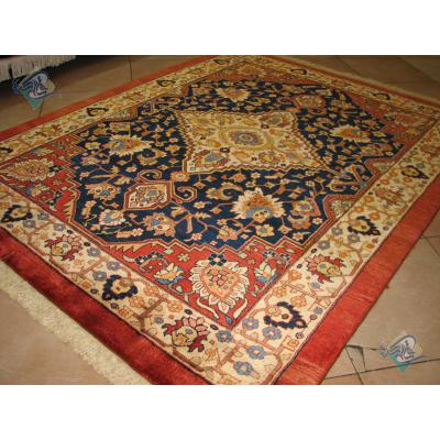 قالیچه دستباف قشقایی پشم دستریس و رنگ گیاهی 